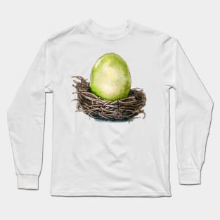 Green Easter Egg Long Sleeve T-Shirt